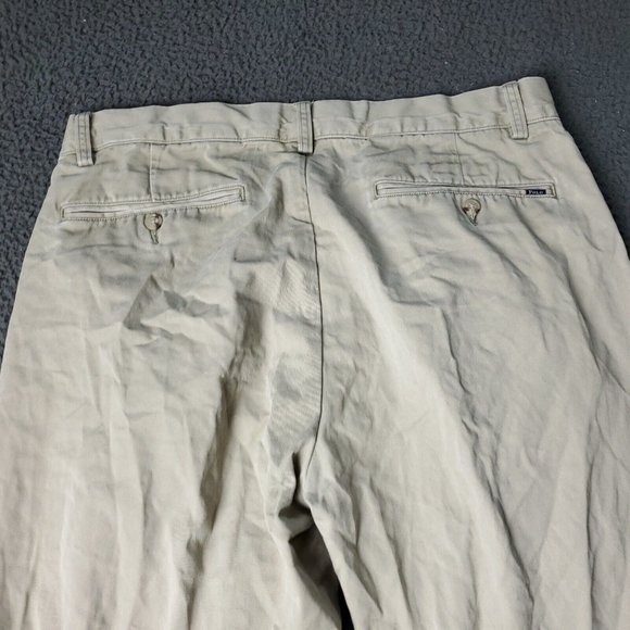 Polo Ralph Lauren Chino Khaki Pants Mens Size 32 x31 Cream Tan Classic Fit - Picture 13 of 13